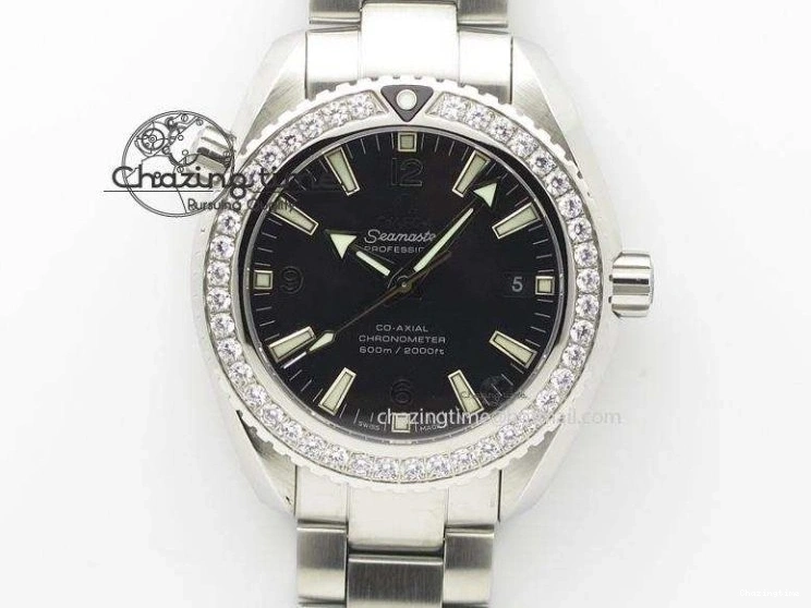 0204 Durable Planet Ocean Professional Ceramic Bezel 45.5mm 1:1 VSF Best Edition Orange Markers on SS Bracelet A8500 Super Clone 8052